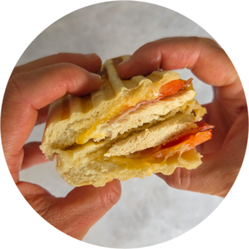 MINI PANINI CHEESY BACON